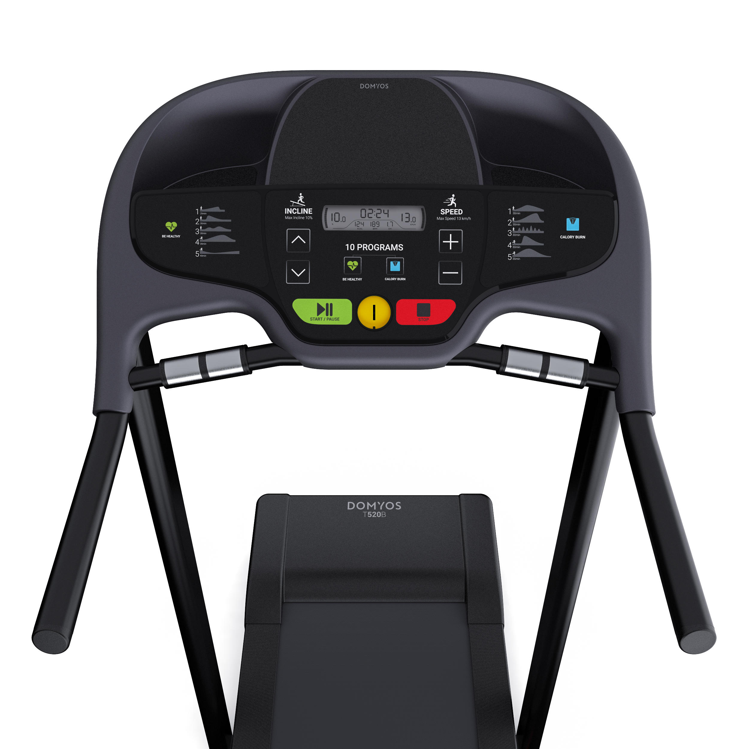 Comfortable Treadmill T520B - 13 km/h, 43⨯121 cm 3/5