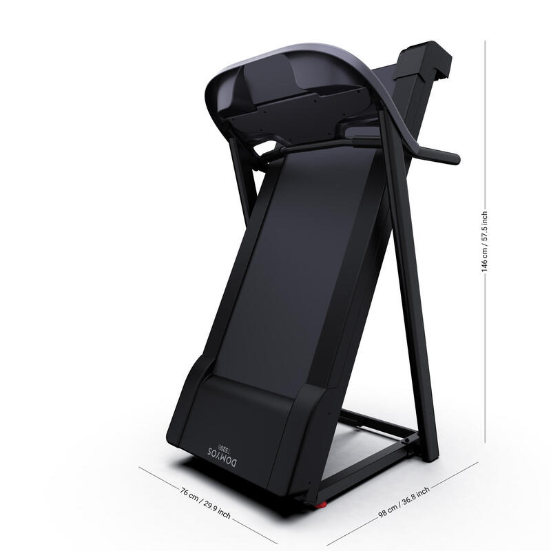 Bandă de alergat T520B 13km/h, garanție Decathlon