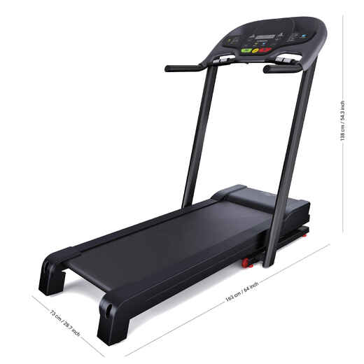 
      Comfortable Treadmill T520B - 13 km/h, 43⨯121 cm
  