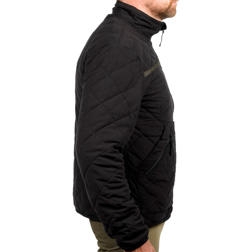 Silent padded jacket 500 black.