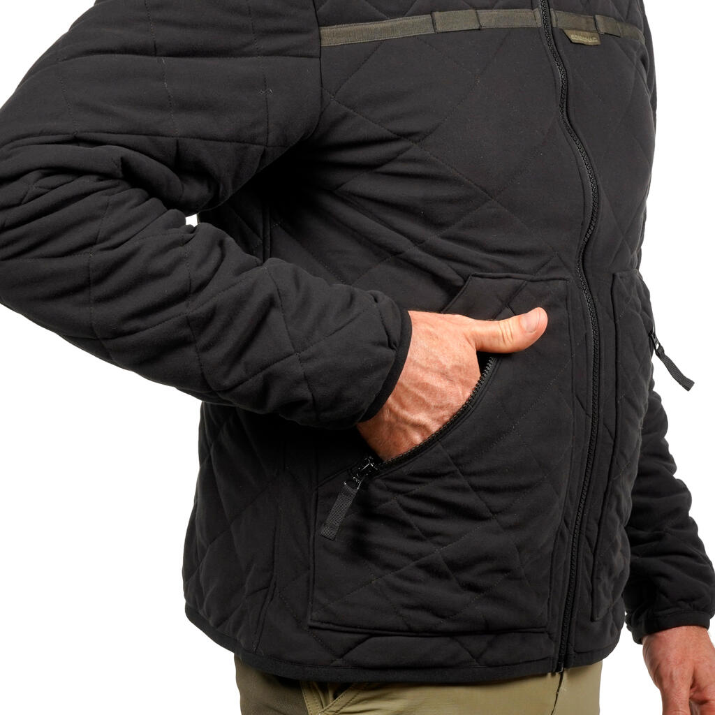 Silent padded jacket 500 black.