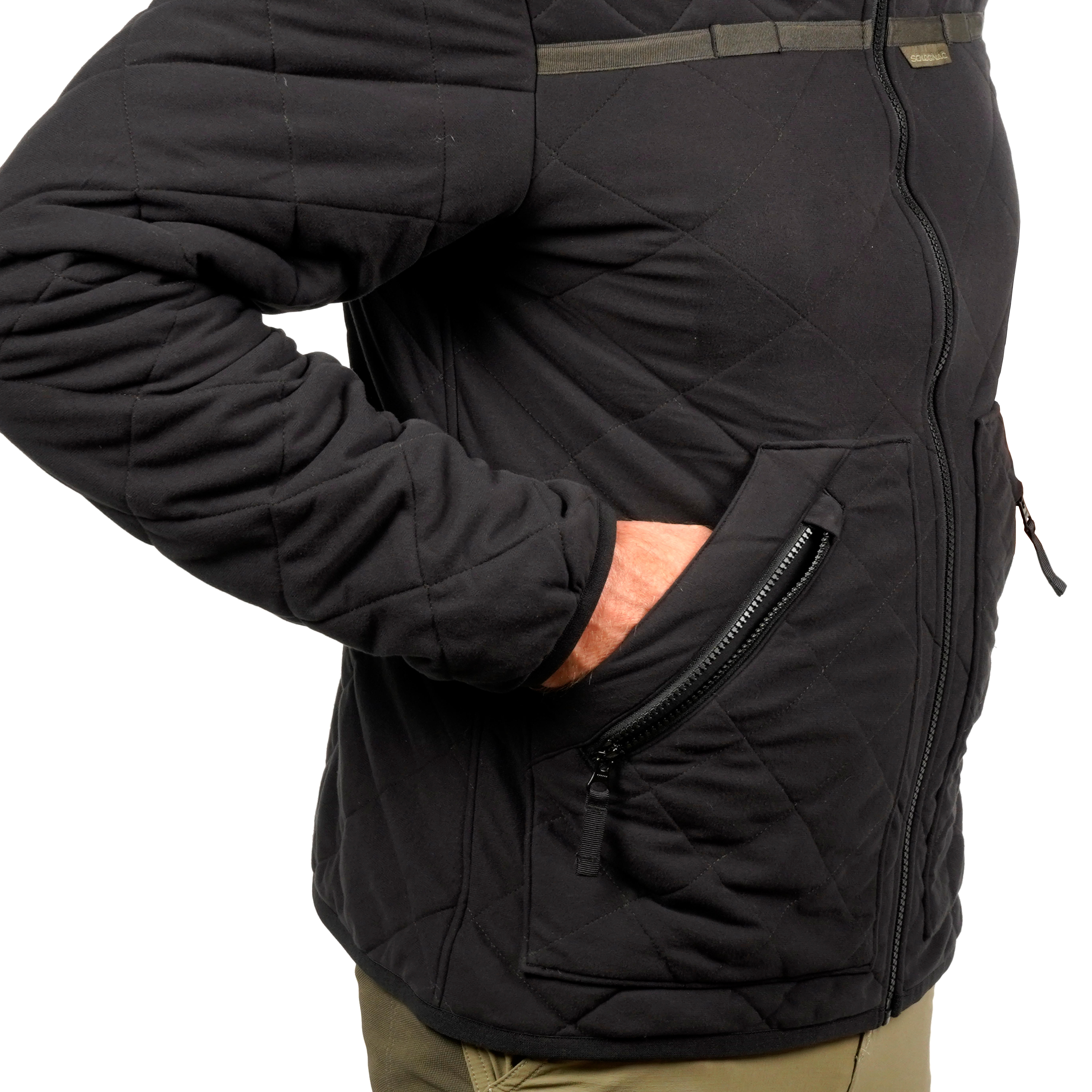 Veste matelassee silencieuse marron 500 SOLOGNAC Decathlon