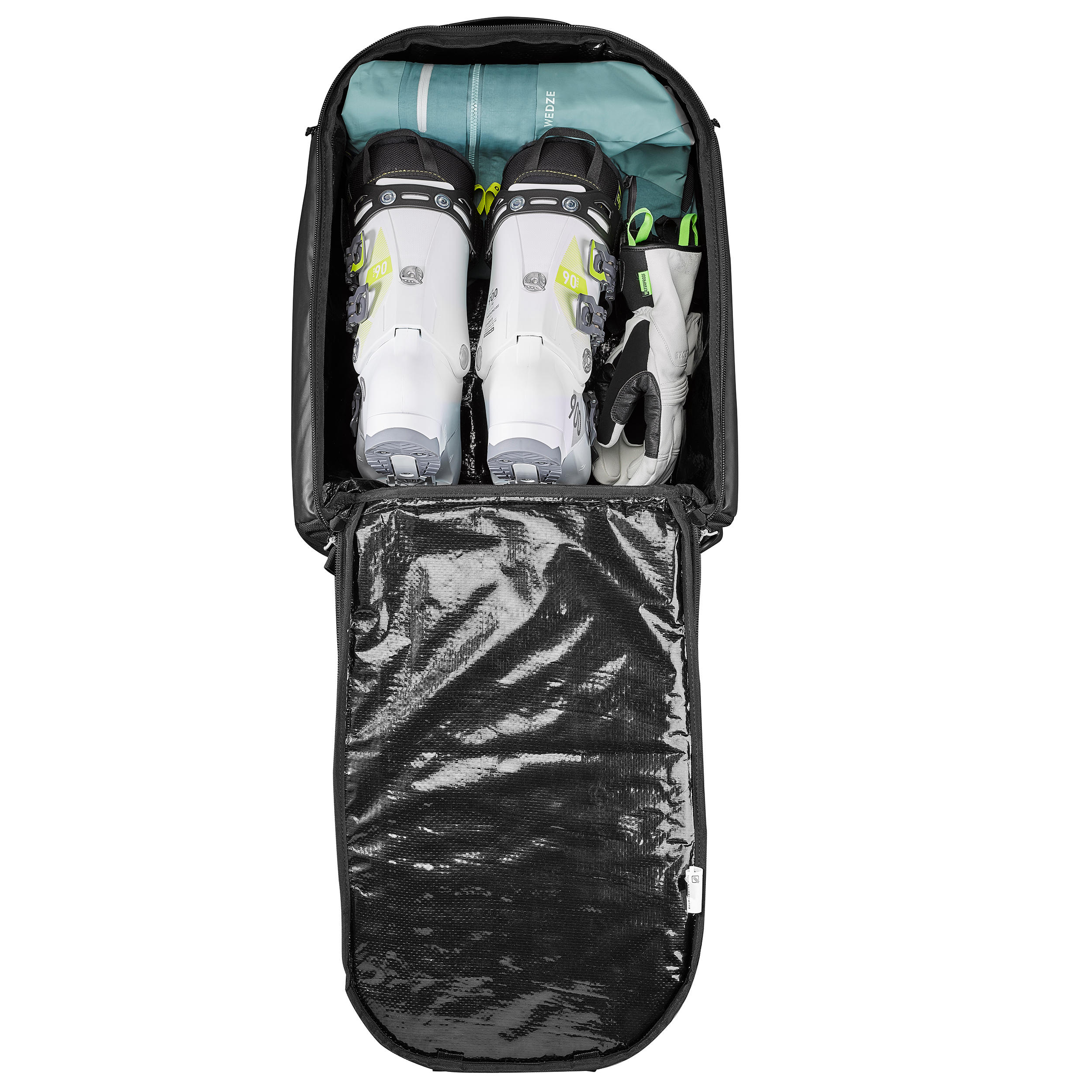 60 L Ski Backpack - 980 Black - WEDZE