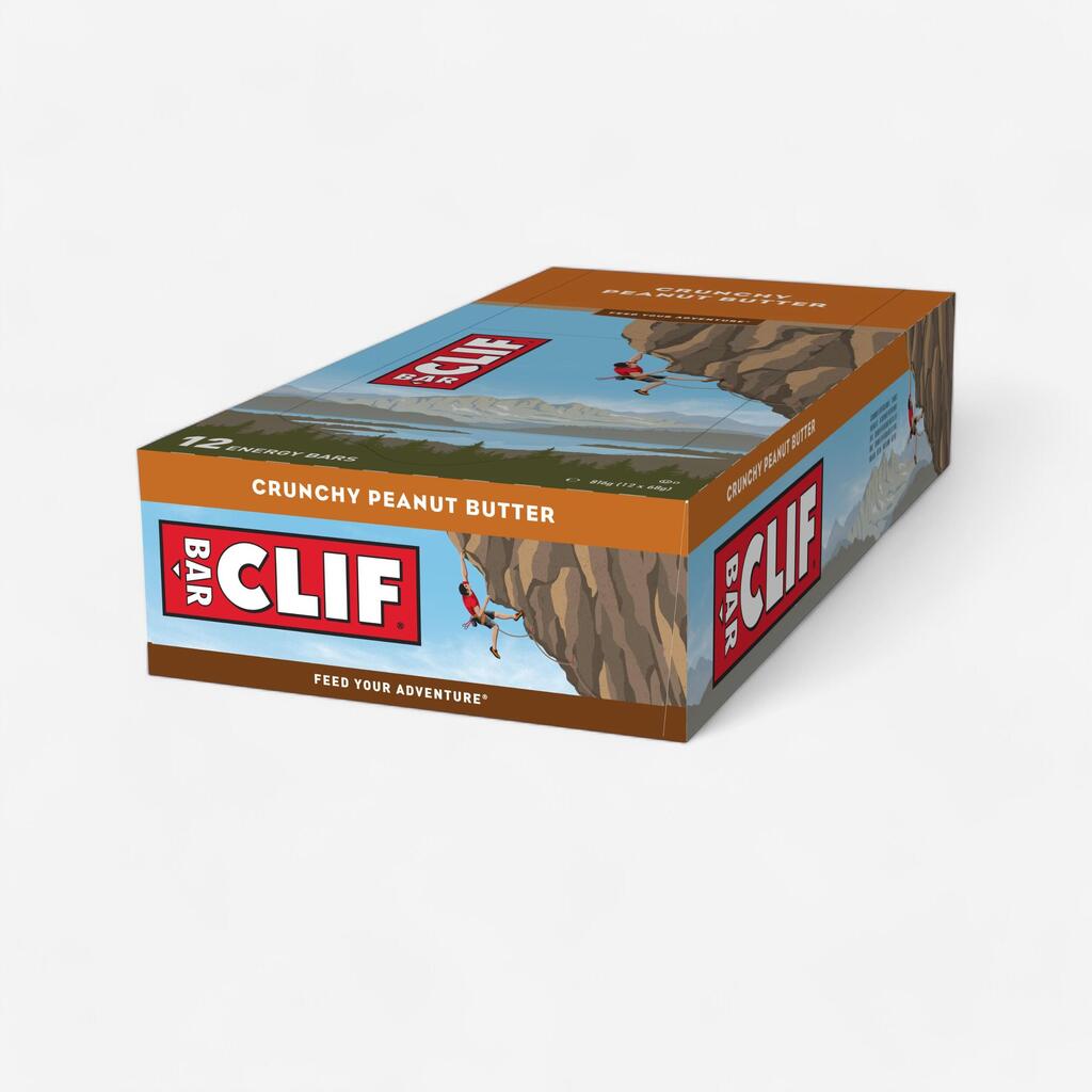 12 Clif pähklivõi energiabatoonid (12 x 68 g), krõmpsuv pähklivõi