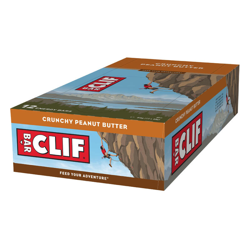 12 Barres Énergétiques CLIF BAR (12*68 g) Crunchy Peanut Butter
