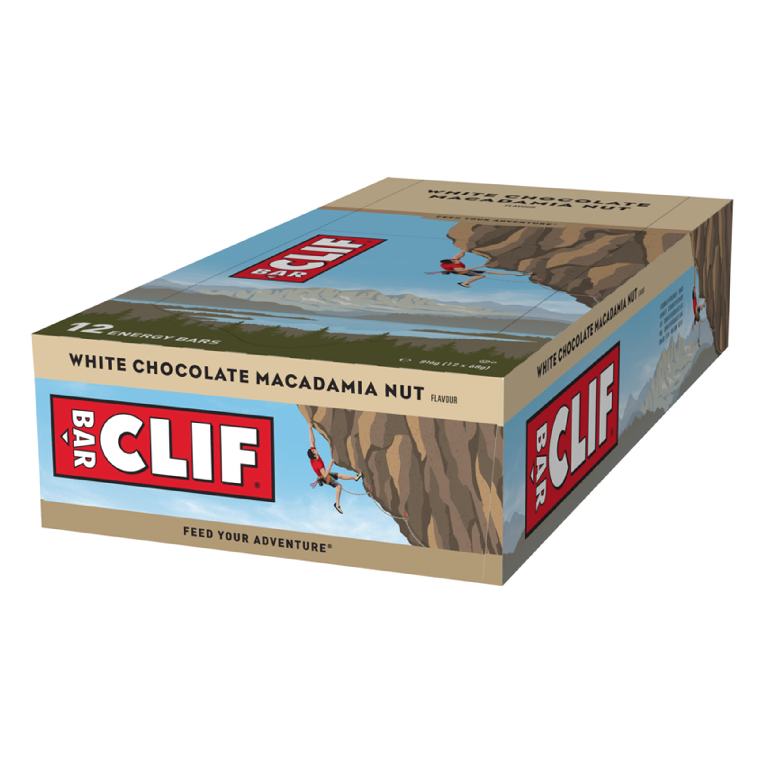 Energy bar clif bar white chocolate & macadamia 12 x (68 g)