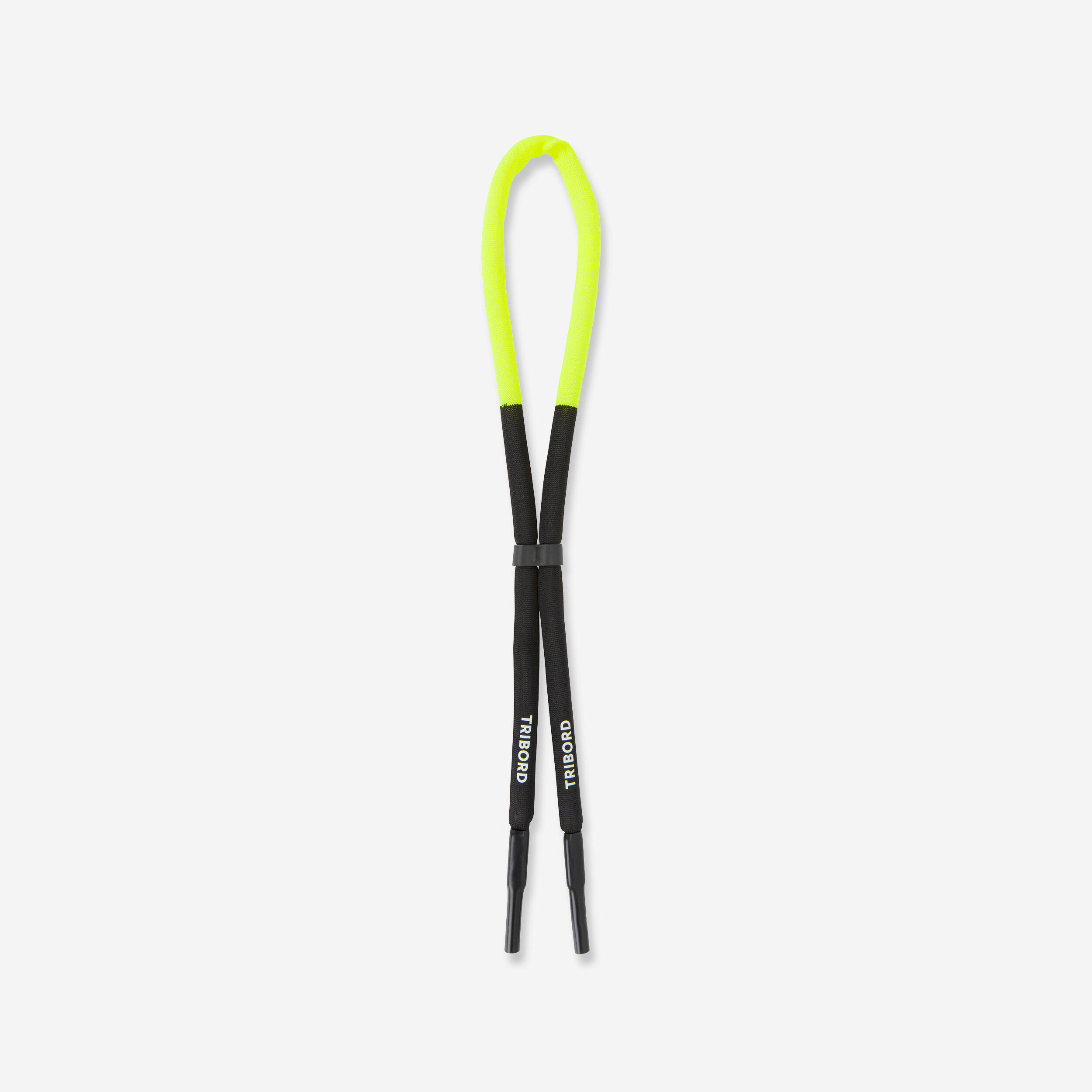 TRIBORD Adult Sailing Floating Cord Retainer - Black Yellow