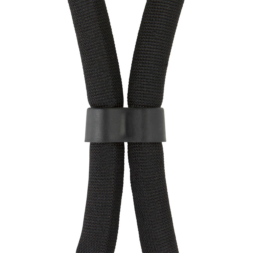 Cordon flottant de voile adulte noir jaune