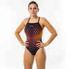 Women's One-piece swimsuit Lexa Gani black yellow