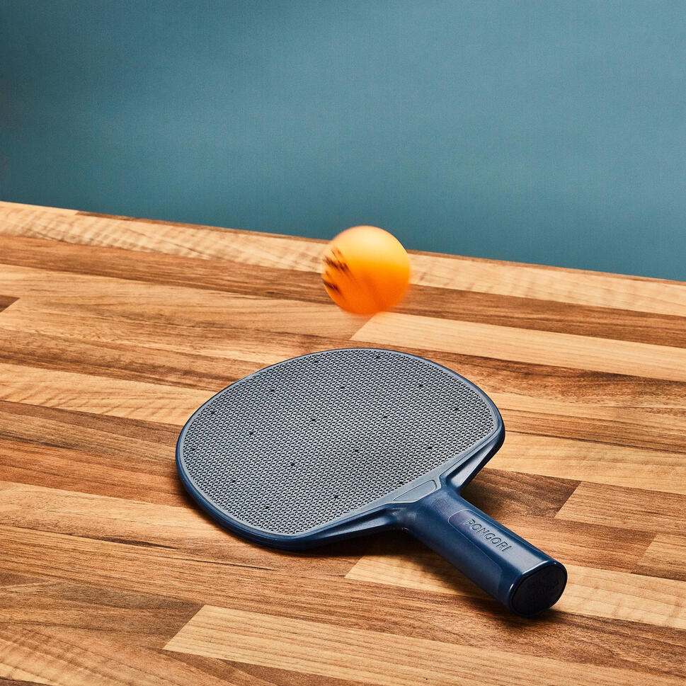 RAQUETTE DE PING PONG RÉSISTANTE PPR 100 O GRISE PONGORI Decathlon