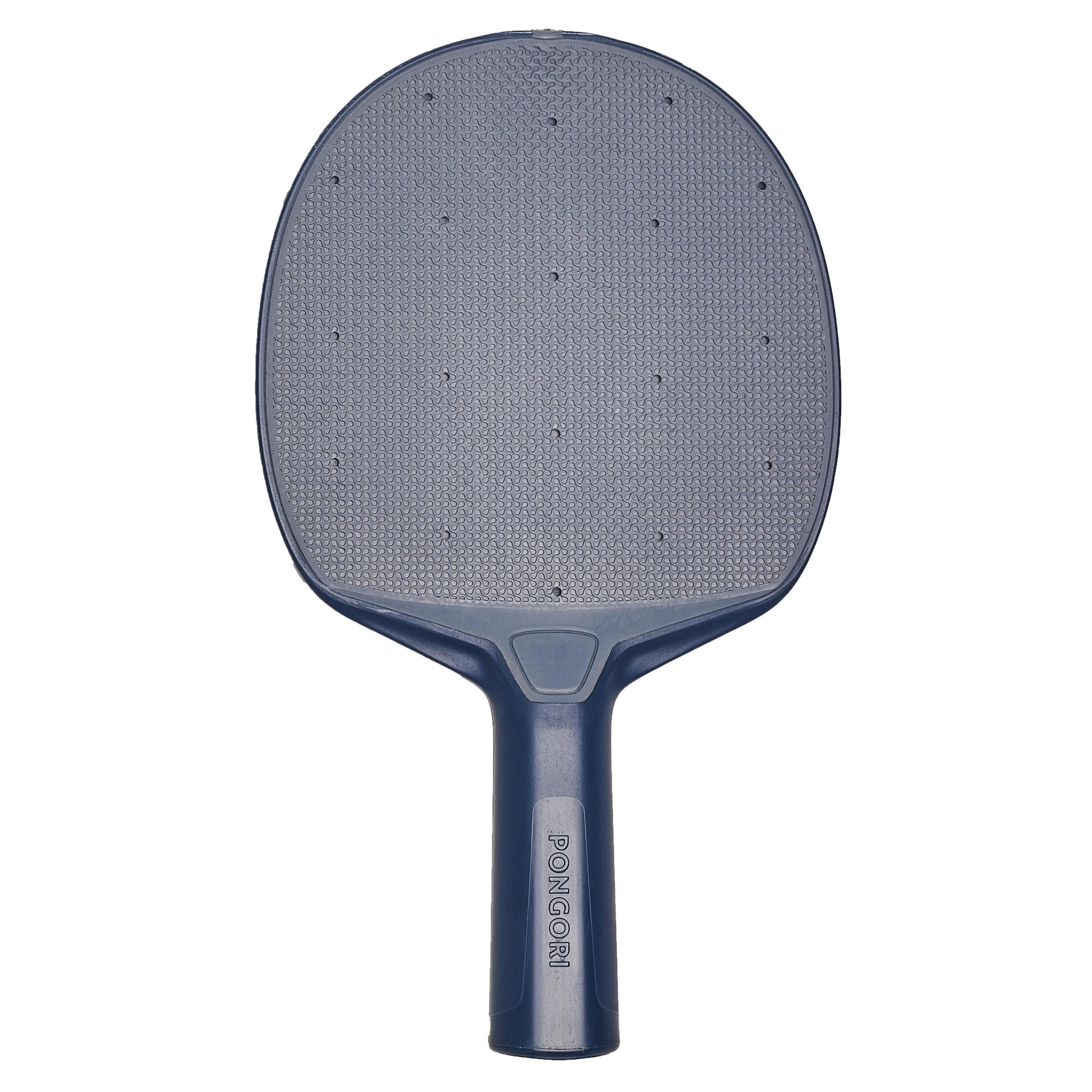PONGORI Table Tennis Robust Bat PPR 100 O - Grey