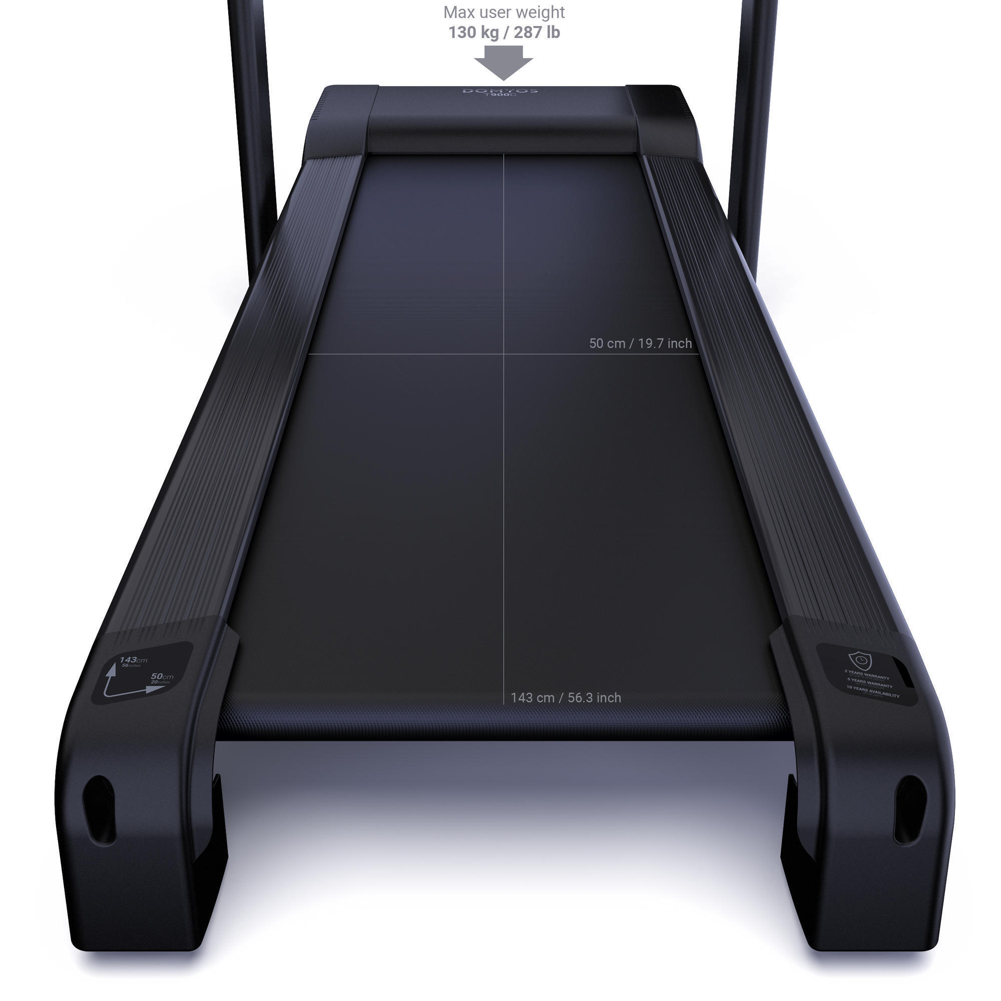 Tapis roulant 18 km/h, T 900 5/6