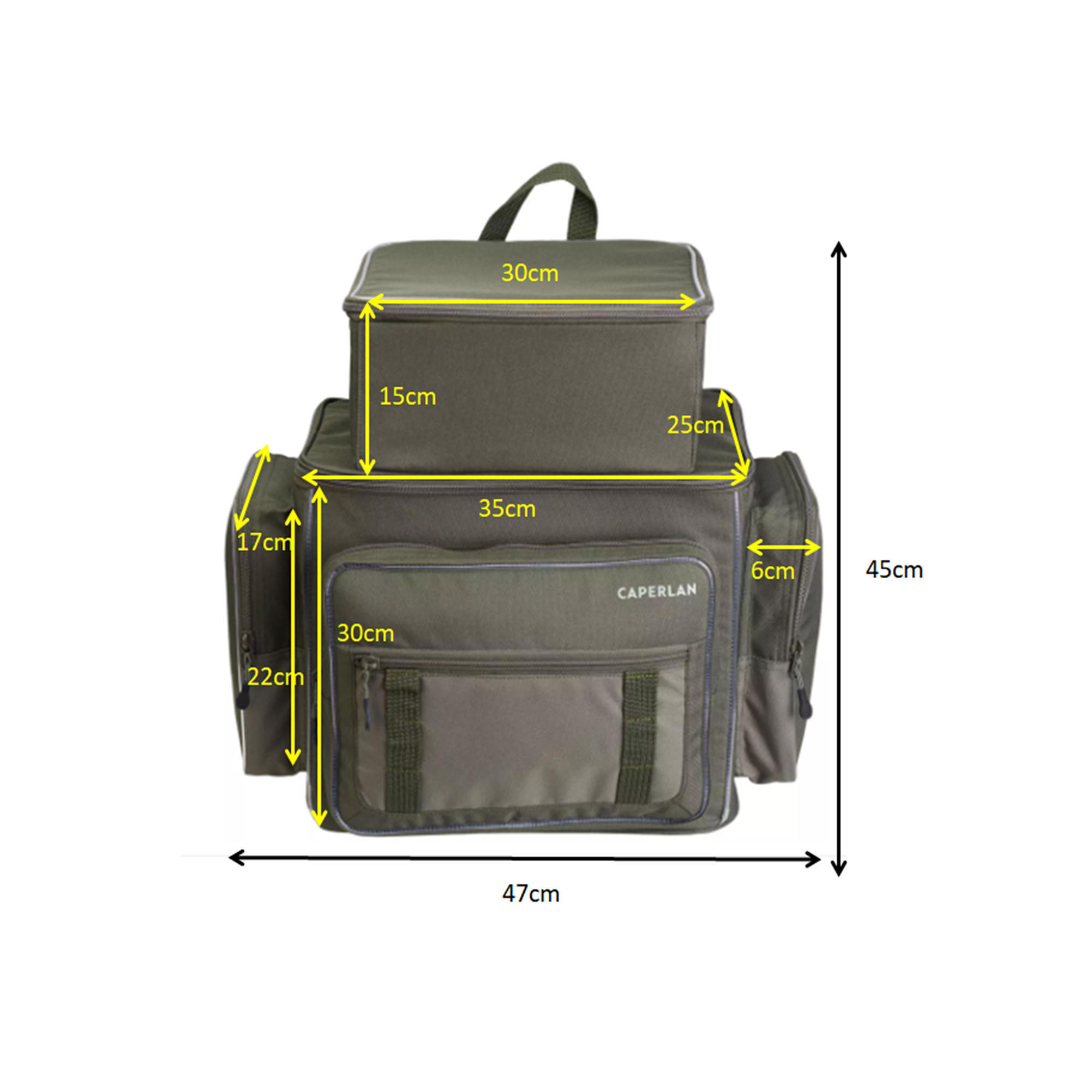 Zaino pesca best sale decathlon