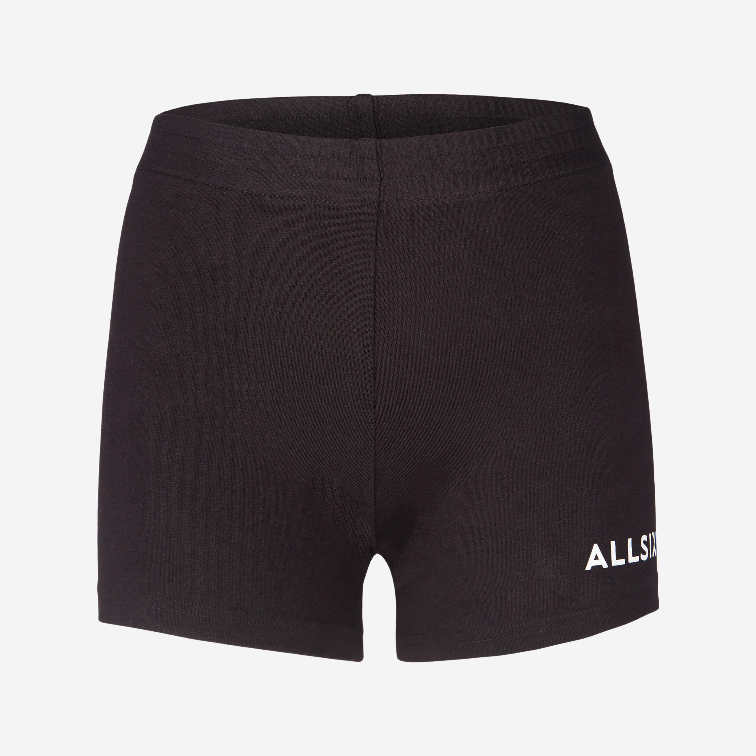 GIRLS' V100 VOLLEYBALL SHORTS BLACK