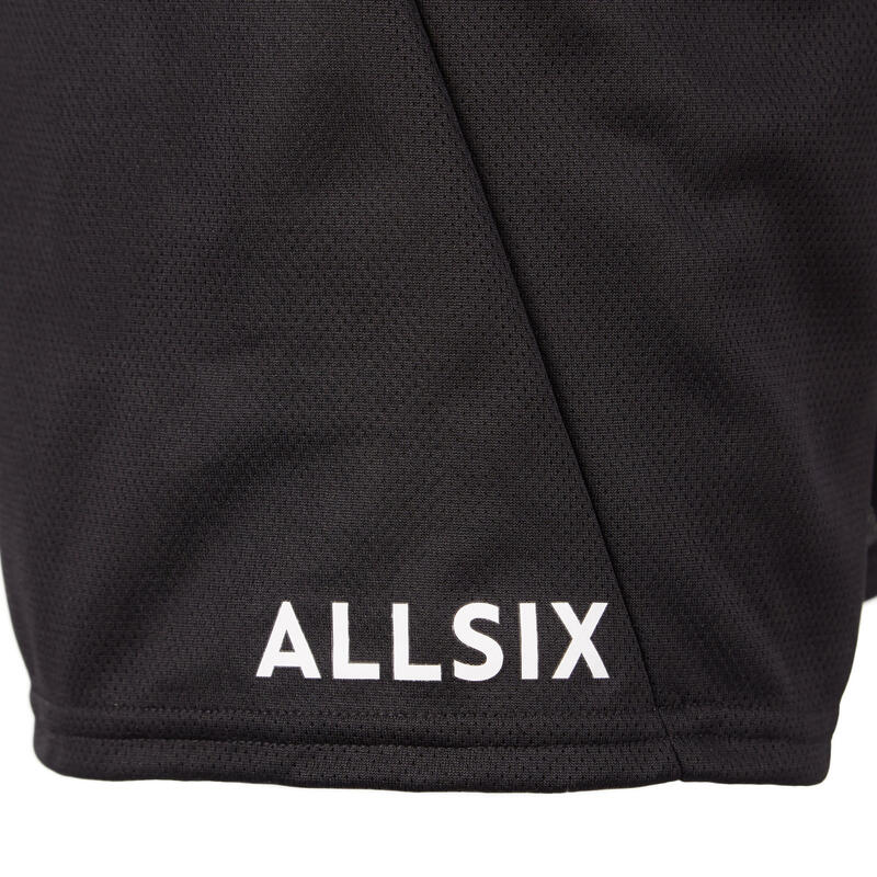 Spodenki siatkarskie dla chłopców Allsix V100 czarne