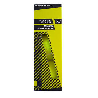 Tennis Ball TB160 Tri-Pack - Yellow