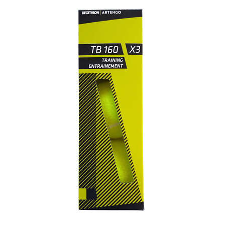 BALLE DE TENNIS TB160*3 JAUNE