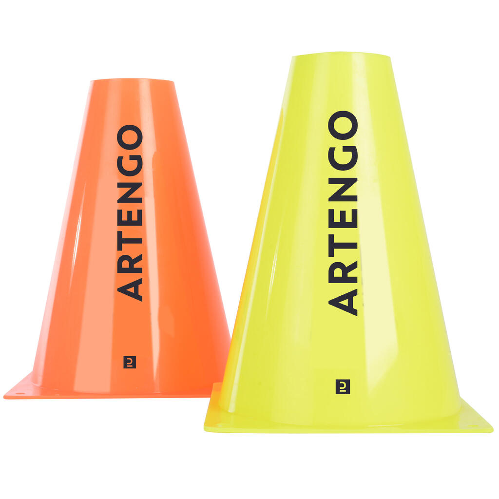 19 cm Tennis Court Marking Cones 6-Pack