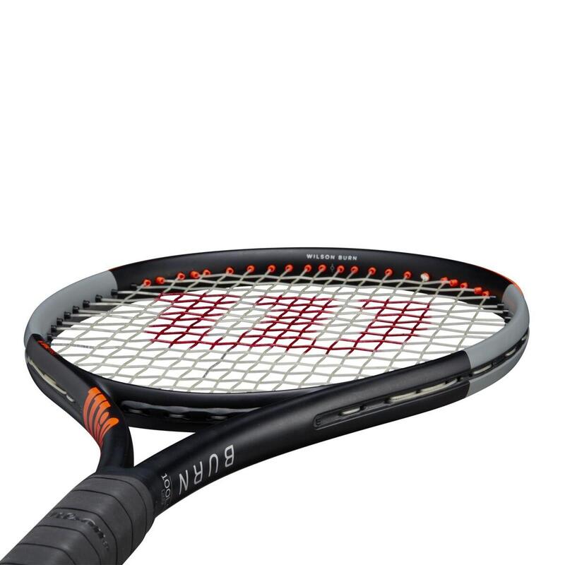 Tennisracket voor volwassenen Burn 100LS V4 zwart oranje 280 g