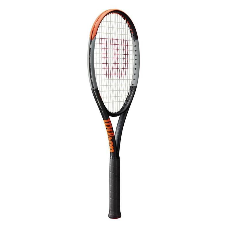 Raquette de tennis adulte - Wilson Burn 100LS V4 Noire Orange 280g