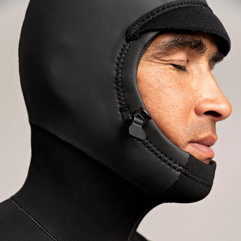Combinaison de Surf 900 Néoprène 5/4 mm Cagoule Homme.