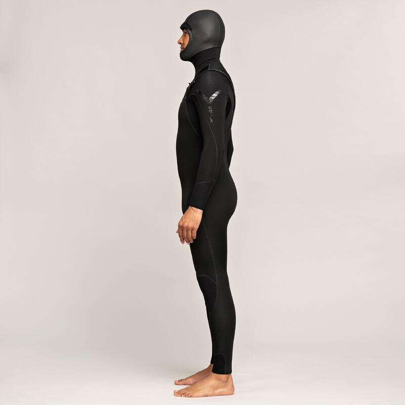 Combinaison de Surf 900 Néoprène 5/4 mm Cagoule Homme.