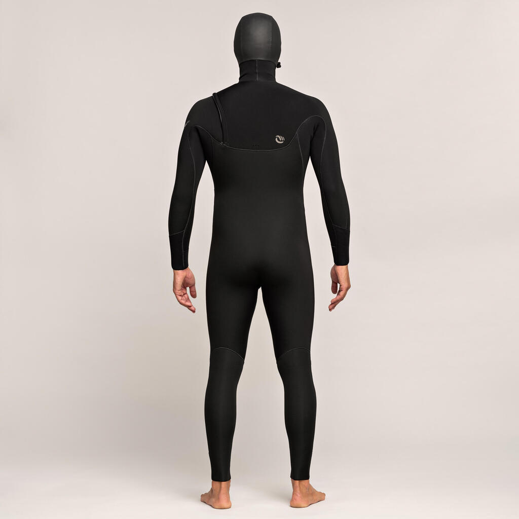 Men's Surfing 5/4 mm Neoprene Wetsuit with Hood 900.