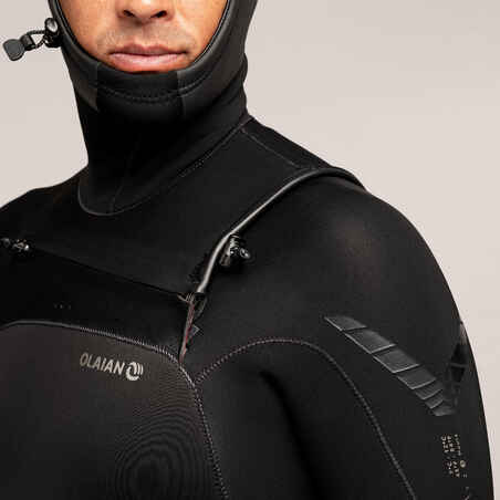 Men's Surfing 5/4 mm Neoprene Wetsuit with Hood 900.