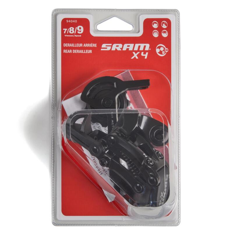 SRAM Achterderailleur 7 tot 9 versnellingen X4 |