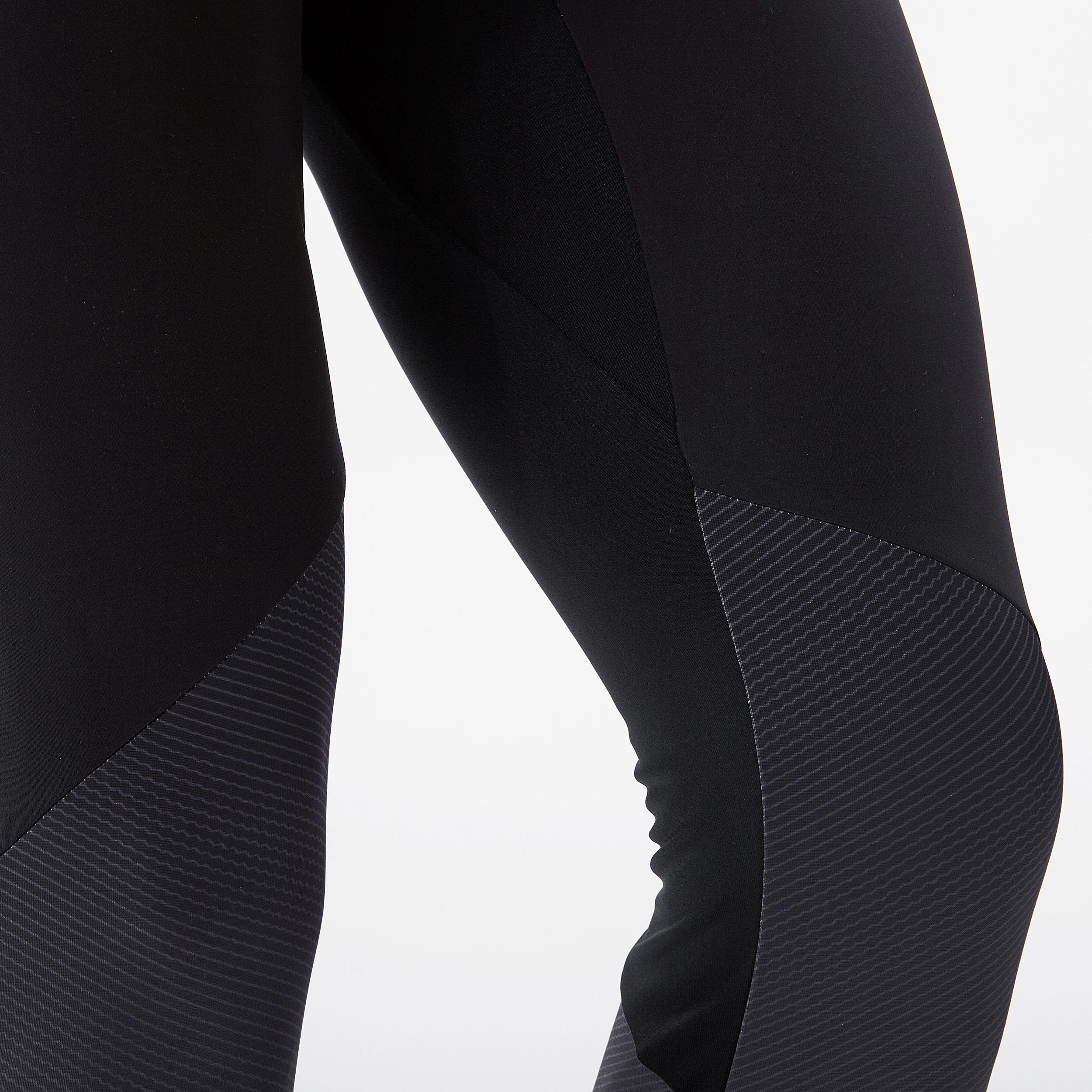 Men's Cross-Country Ski Leggings - XC S 500 Black - Black - Inovik