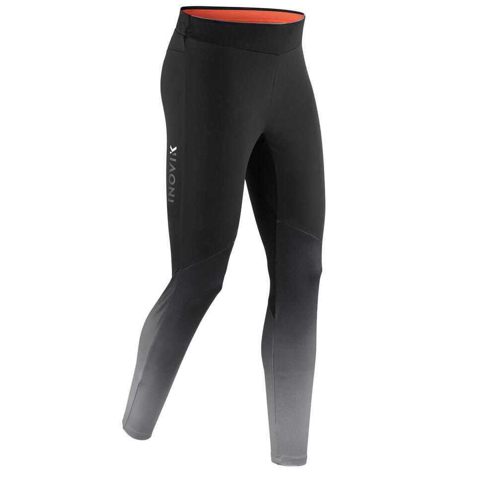 MEN'S CROSSCOUNTRY SKIING LEGGINGS 500 BLACK INOVIK Decathlon