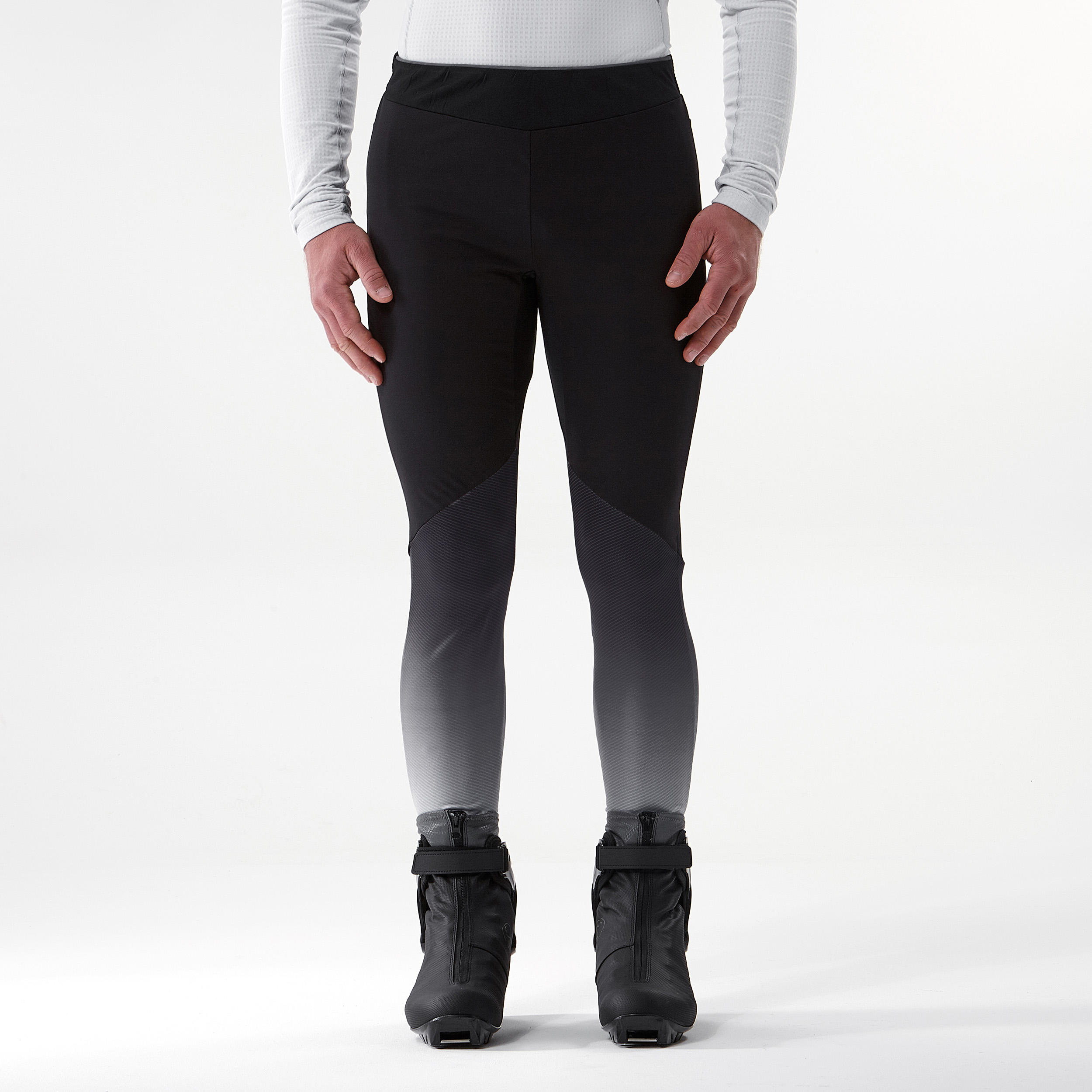 Xeno Seamless Leggings for Men, Black