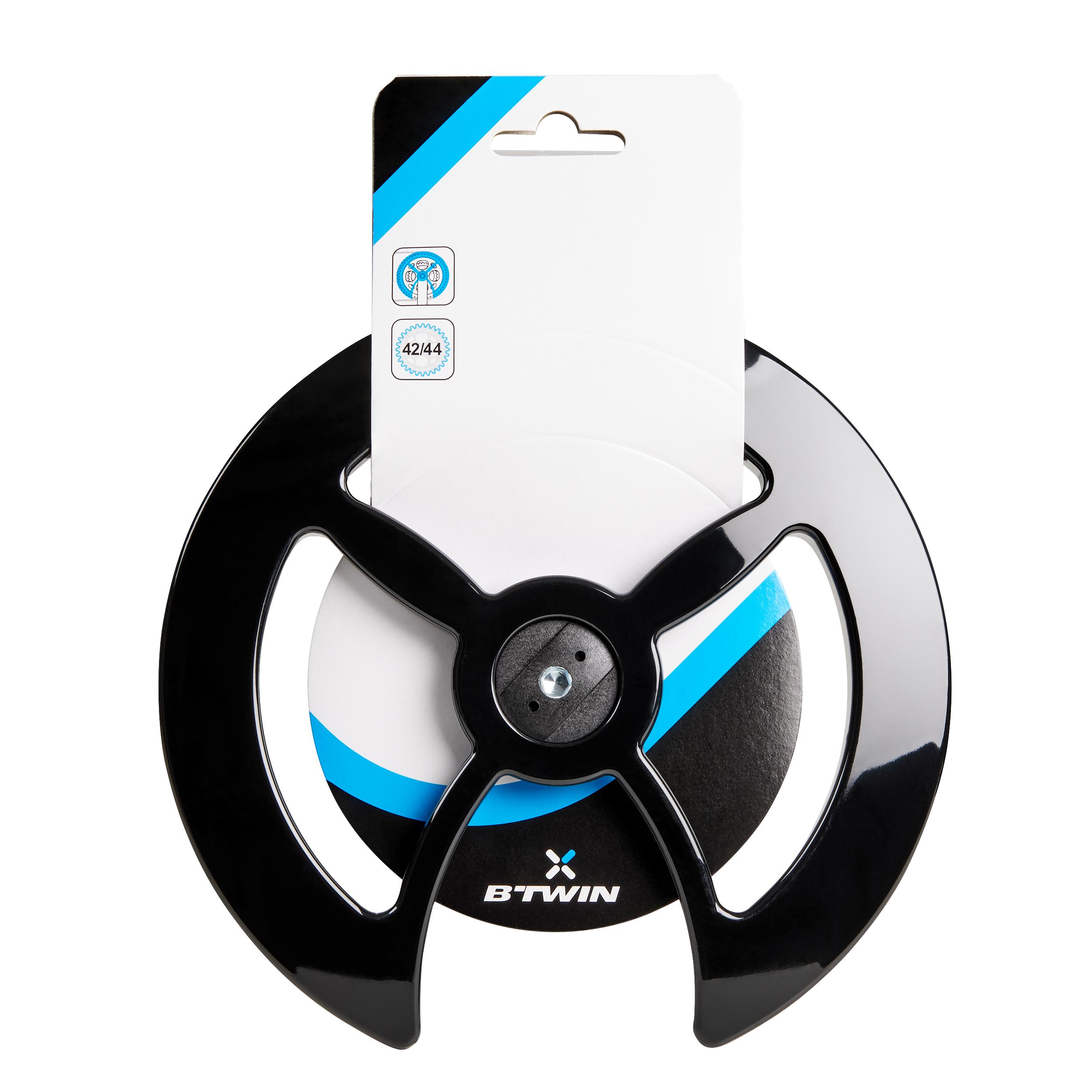 Bicycle Chainring Guard Btwin 4244t Black