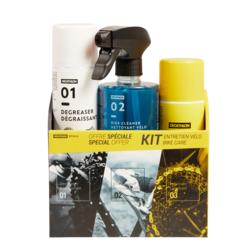 KIT NETTOYAGE VELO (éponge, nettoyant, dégraissant, lubrifiant)