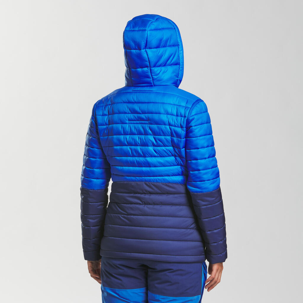 PARKA ZA TREKING 3 U 1 ARCTIC 900 TOPLA VODOOTPORNA PRILAGODLJIVA ŽENSKA PLAVA