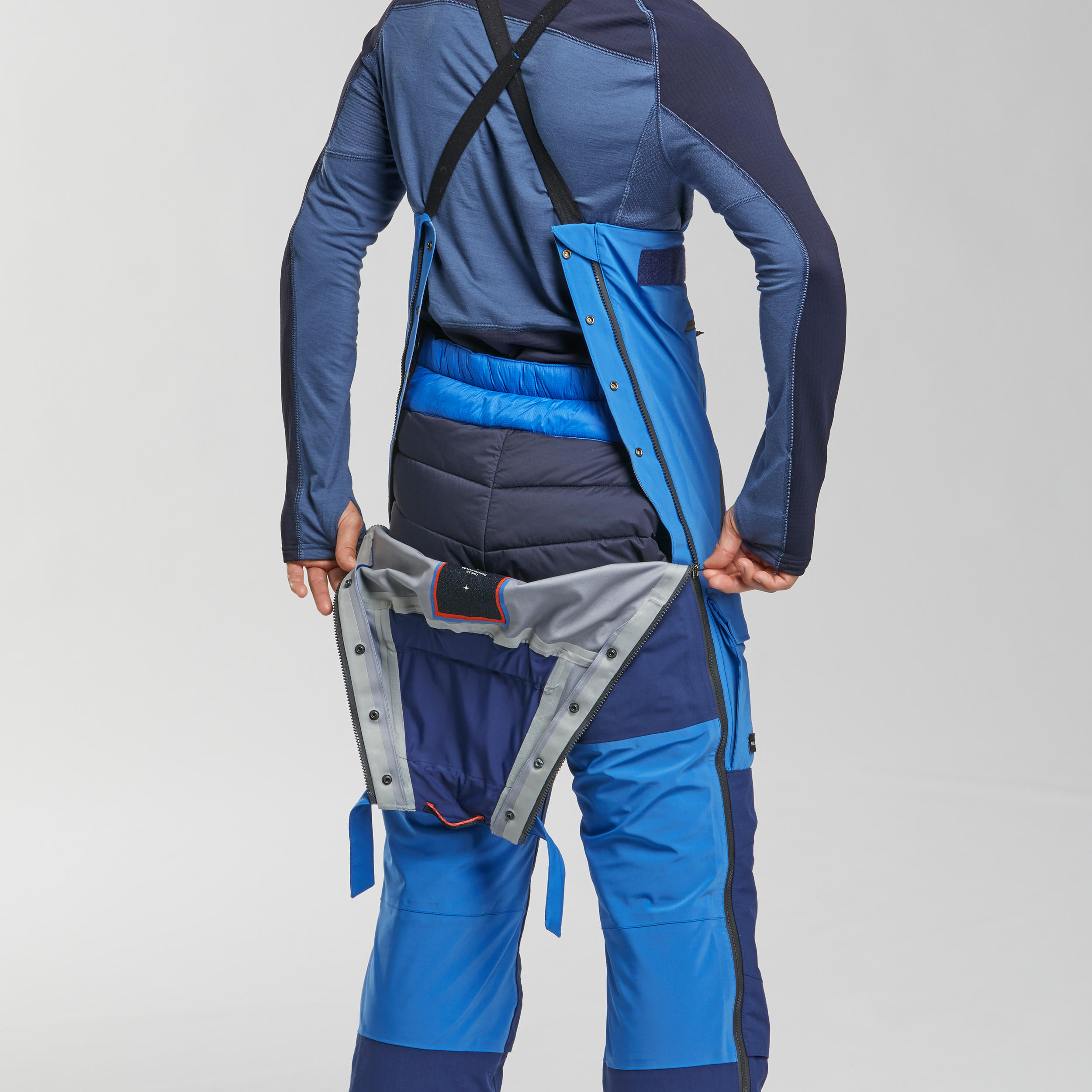 Waterproof 3-in-1 Trekking Pants - Warm 900 Blue - Galaxy blue, Royal blue  - Forclaz - Decathlon
