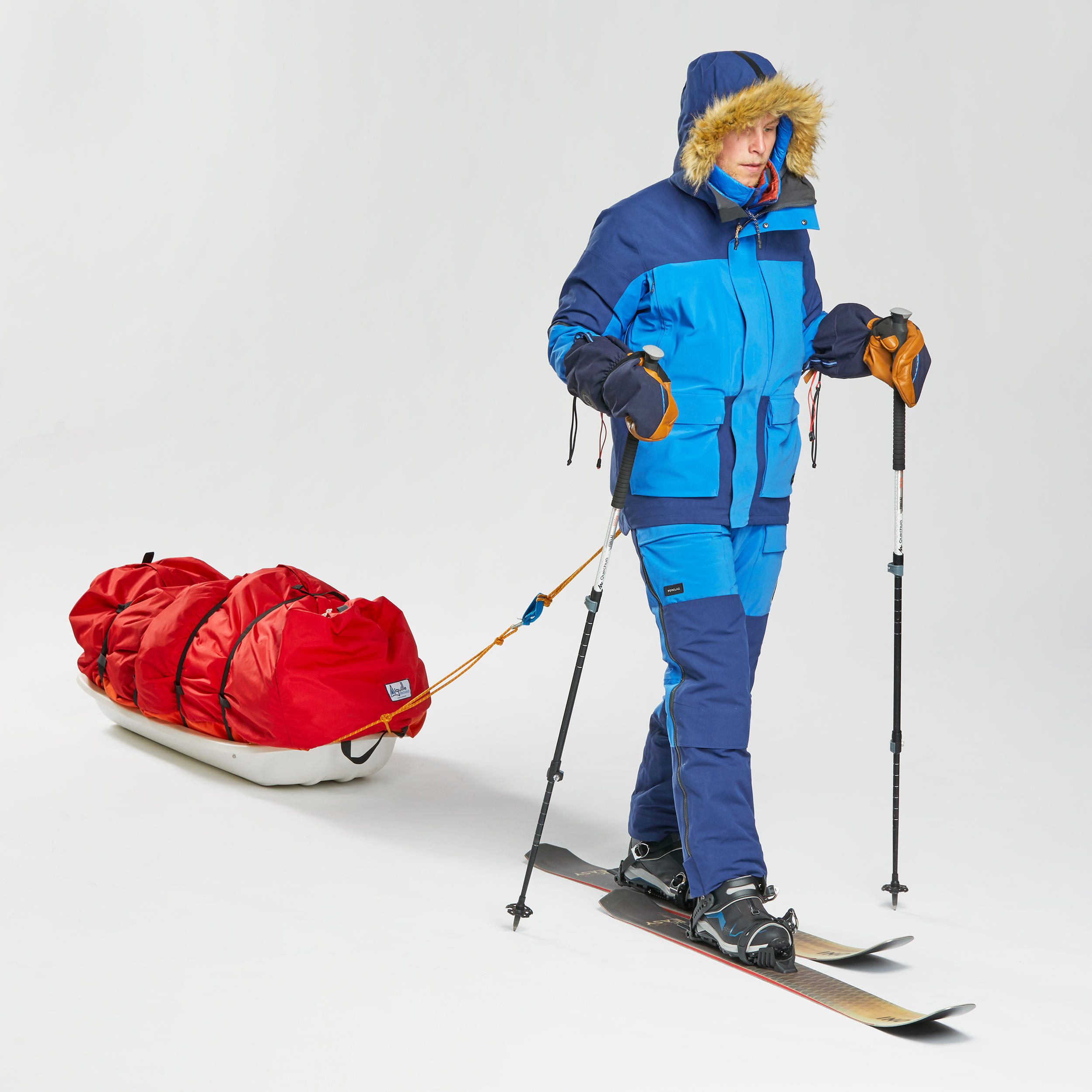 Calças de TRekking 3 em 1 quentes e impermeáveis - ARCTIC 900 - Unissexo 15/16