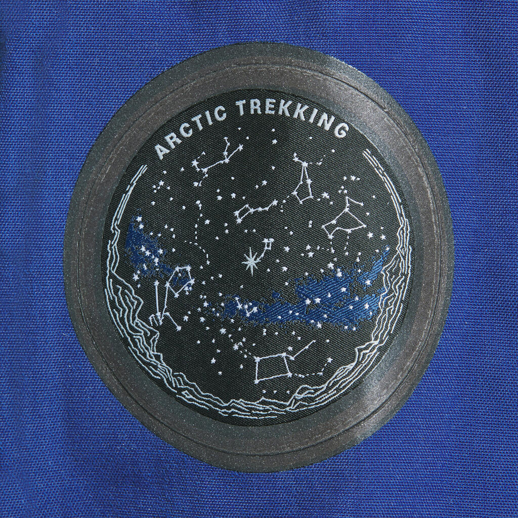 PARKA ZA TREKING 3 U 1 ARCTIC 900 TOPLA VODOOTPORNA PRILAGODLJIVA ŽENSKA PLAVA