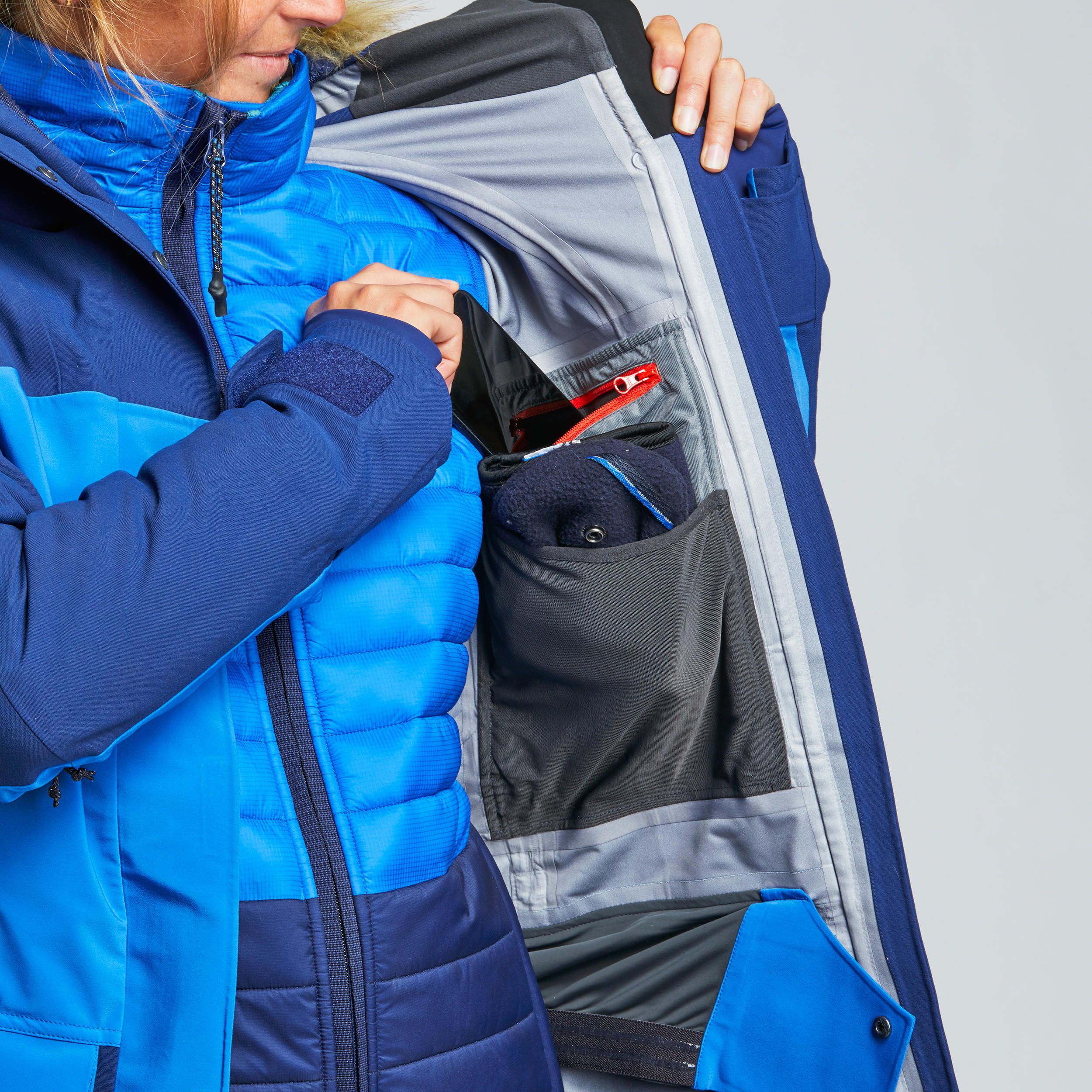 Gebraucht - 3-in-1-Parka Damen wasserdicht Komfort bis -33 °C - Arctic 900   14/22