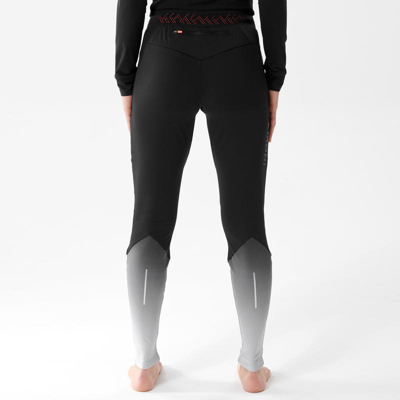 WOMEN'S CrossCountry Skiing Tights XC S TIGHT 500 Black