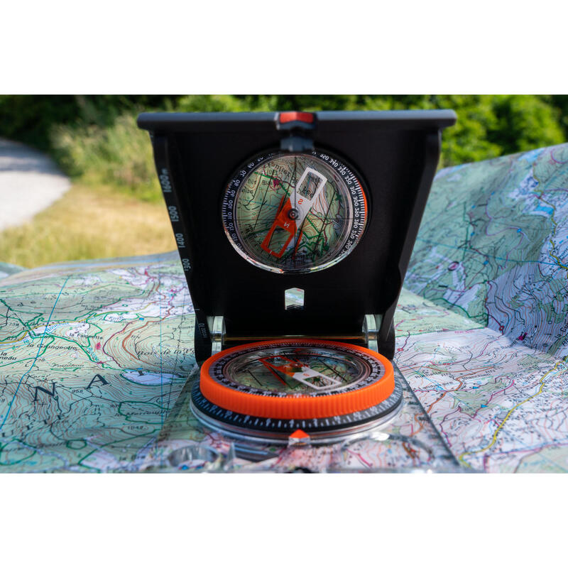 Peilkompass mit Spiegel Grad- und Stricheinteilung Explorer 900
