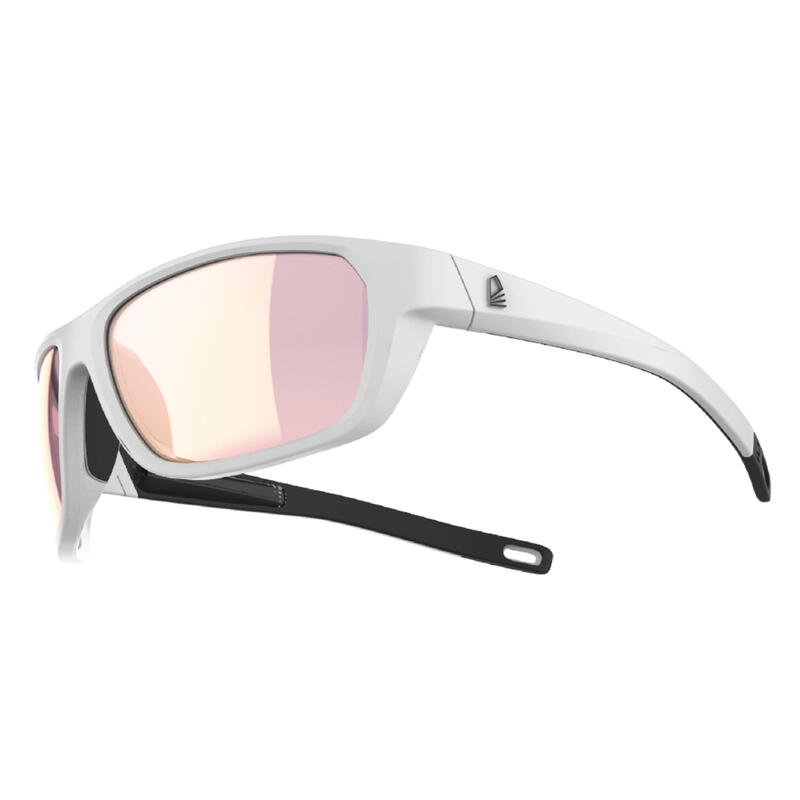 Adult's floating sailing sunglasses with polarised lenses 500 size S - white