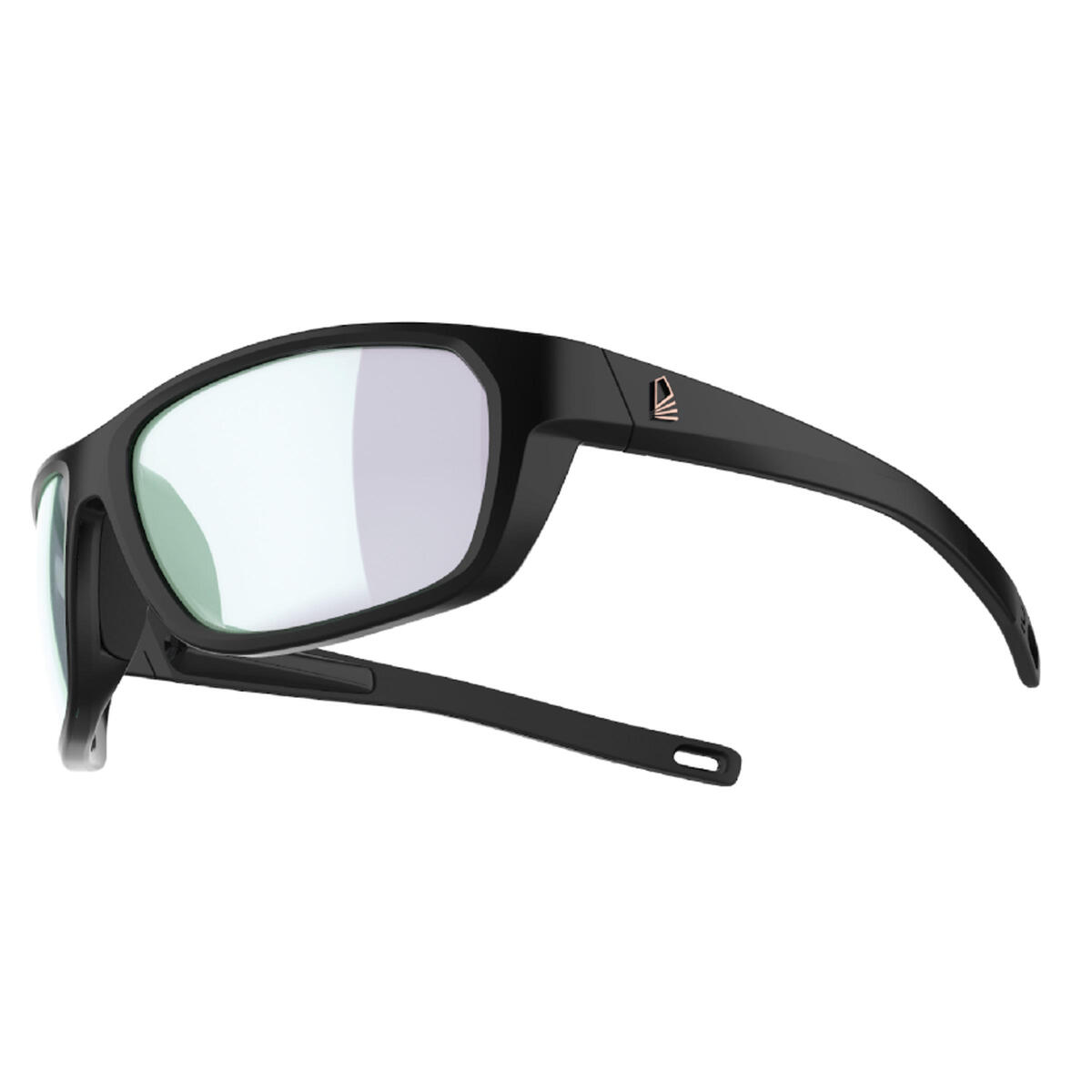 Lunettes de soleil polarisées flottantes voile adulte 500 taille S Noir