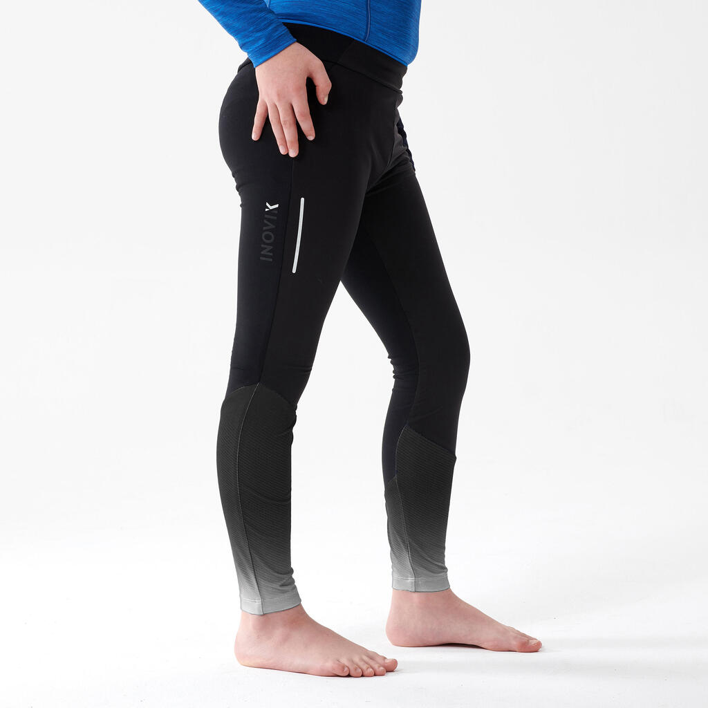 Kids’ Cross-Country Skiing Leggings XC S Tight 500 - Black