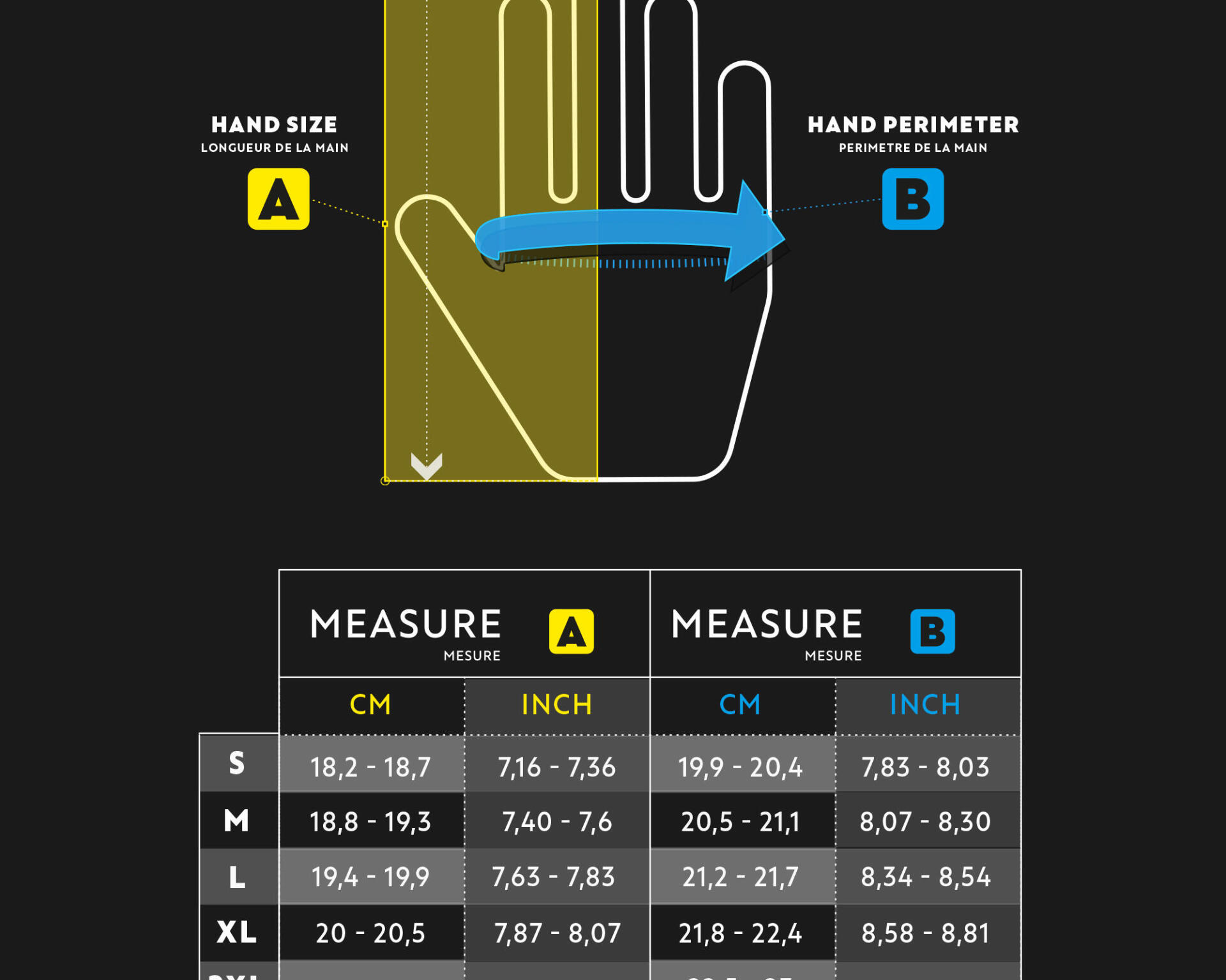 guide taille homme