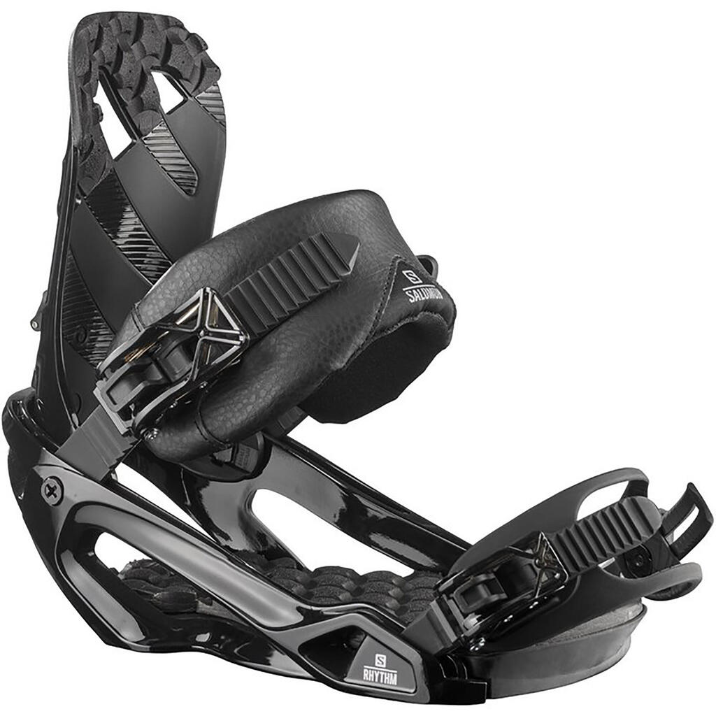 Men's and Women's All-Mountain/Freestyle Snowboard Bindings - RHYTHM Black