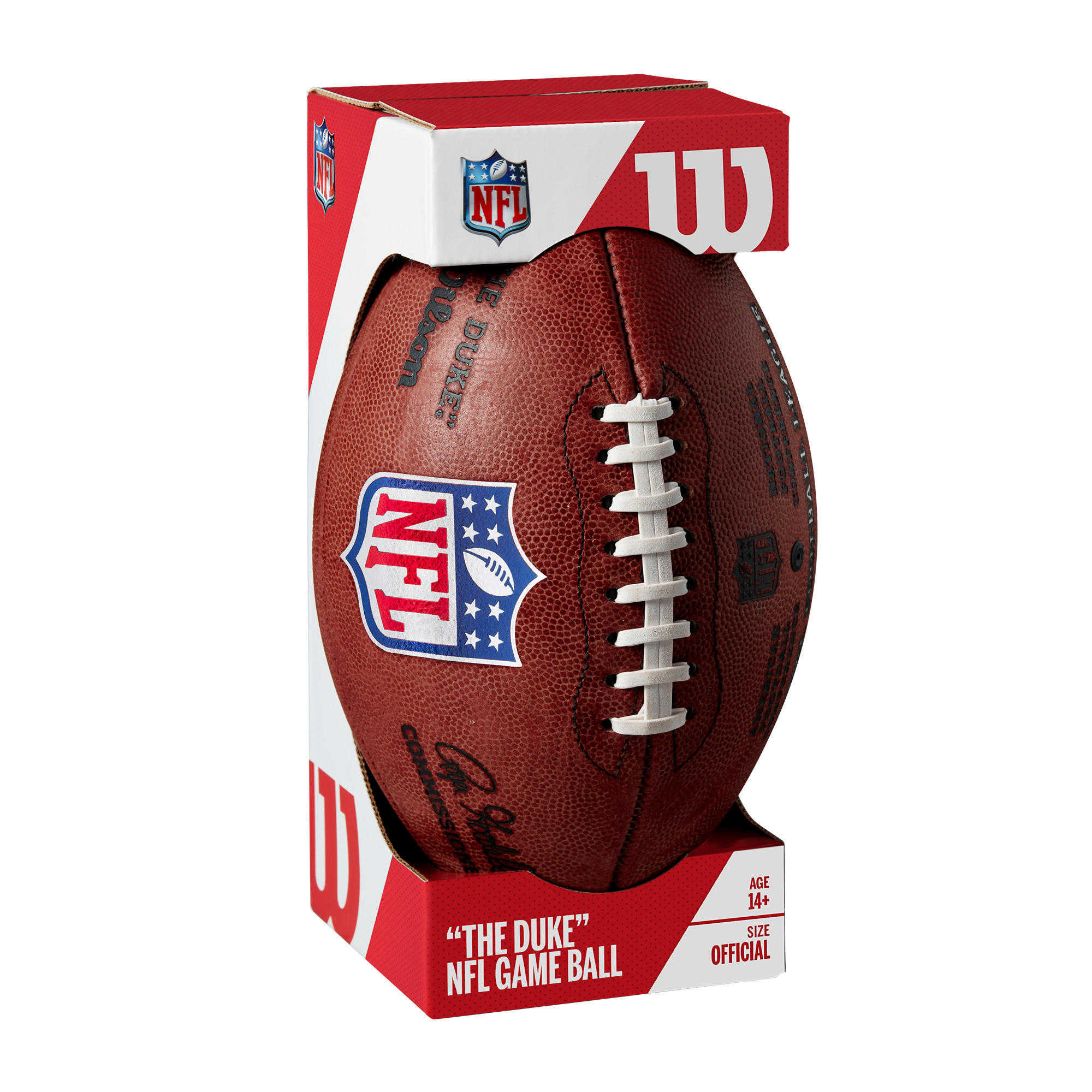 WILSON “THE DUKE” NFL GAME BALL OFFICIAL FOOTBALL AFC & NFC USA MADE *  NEW 887768988685