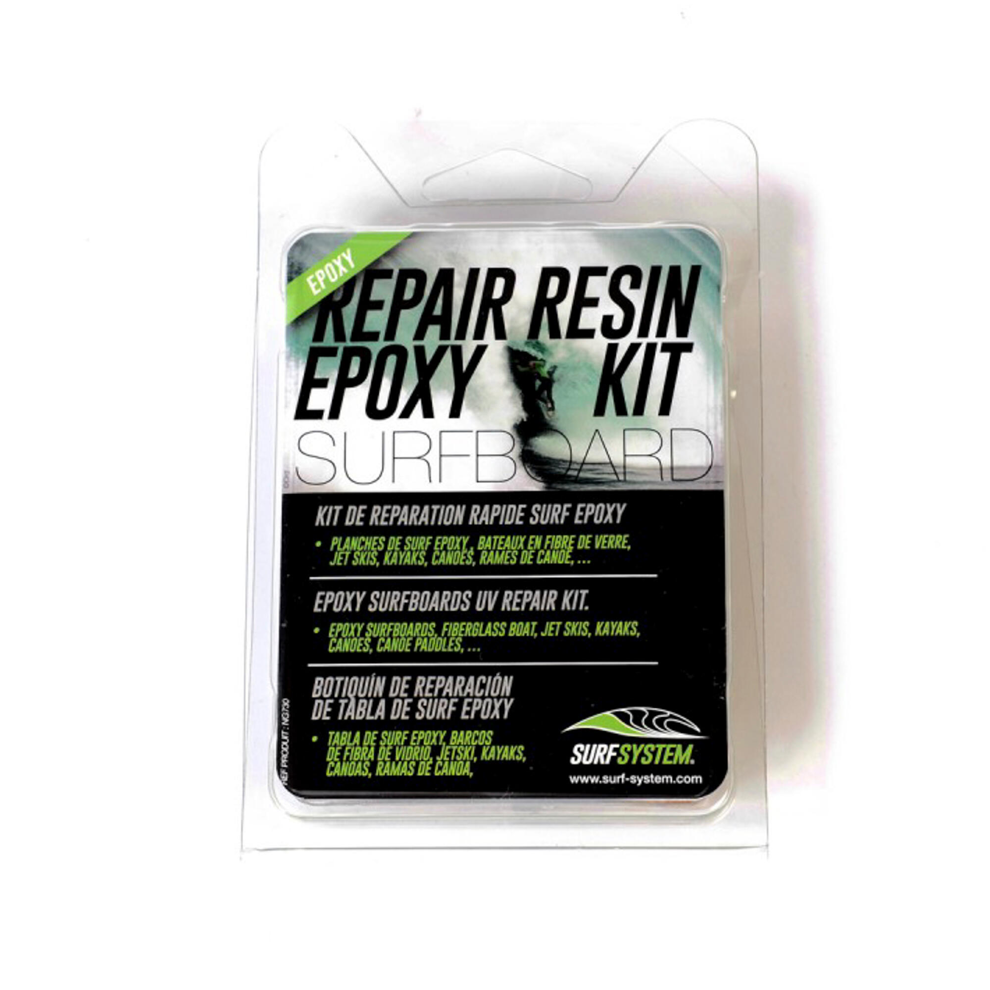 Repair Kit for Epoxy Resin Surfboards. 1/2