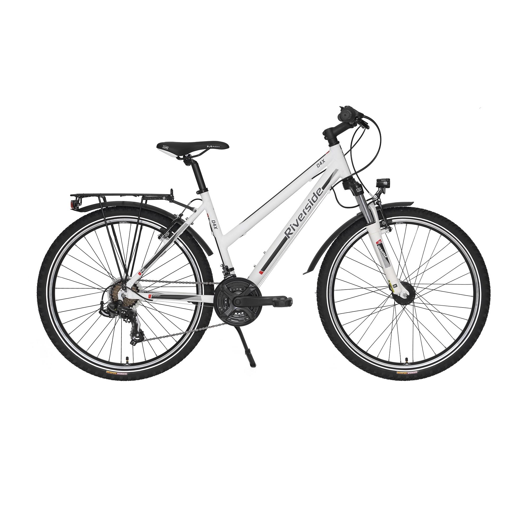 RIVERSIDE Trekkingrad 26 Zoll D4 X Damen weiss | 04250544908324 RIVERSIDE Trekkingrad 26 Zoll D4 X Damen weiss | 04250544908324