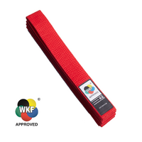 WKF Ceinture Karate 2.8M ROUGE